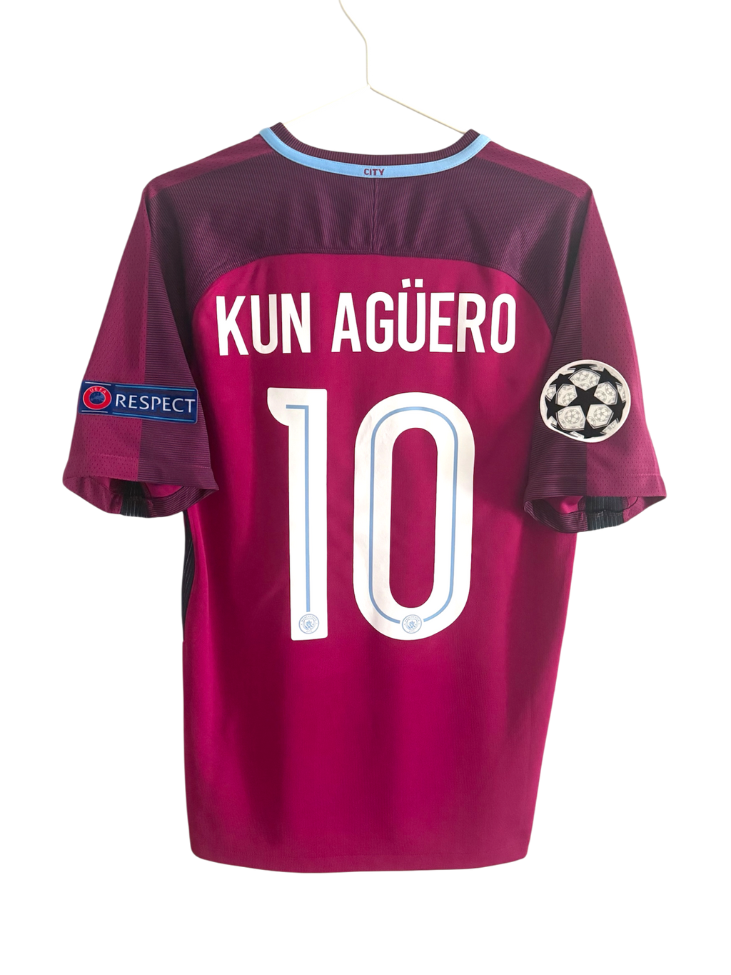 Manchester City 17/18 Away - #10 Kun Agüero - S - 9/10