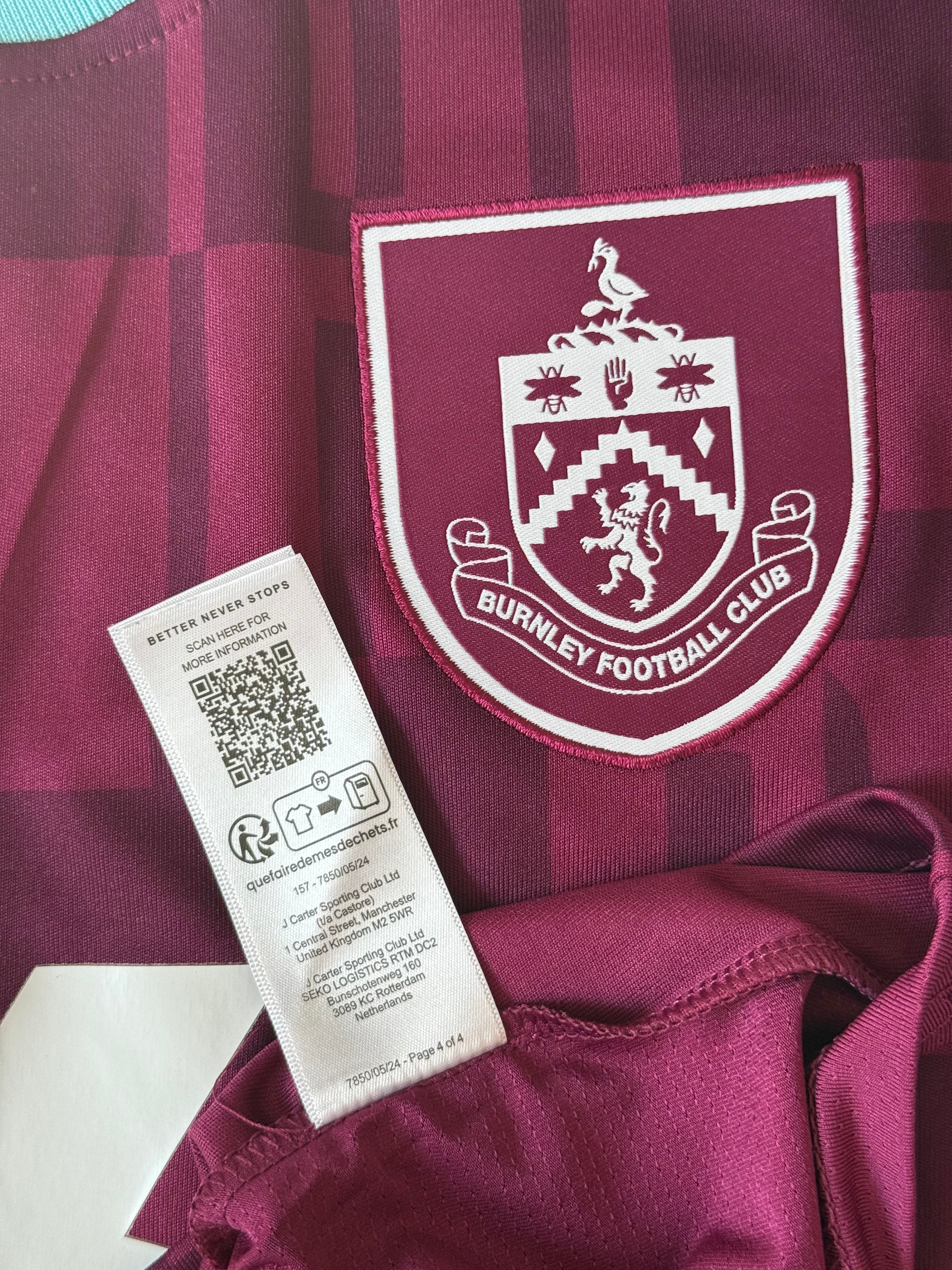 Burnley 24/25 Home - M - 9/10