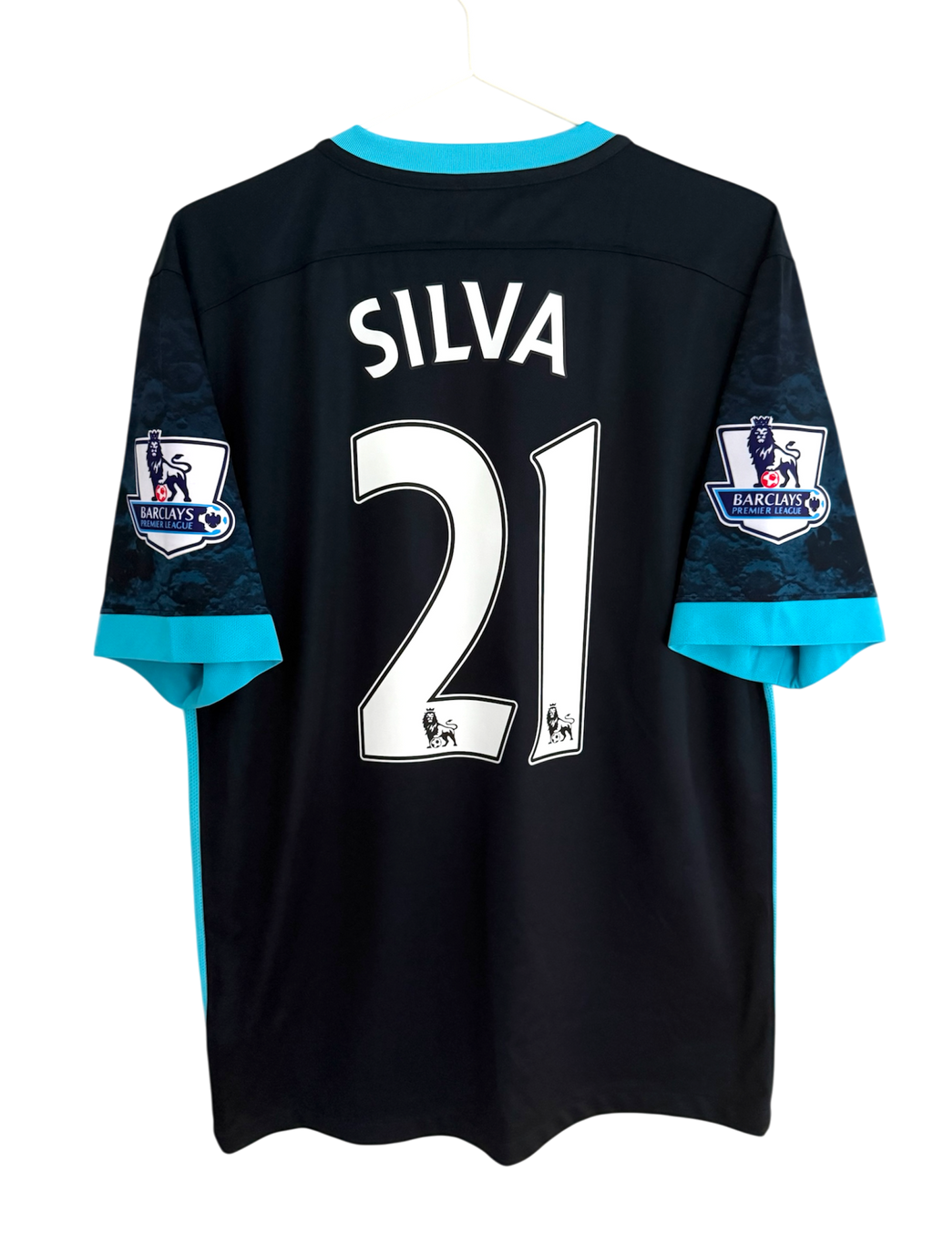 Manchester City 15/16 Borta - #21 Silva - M - 9/10