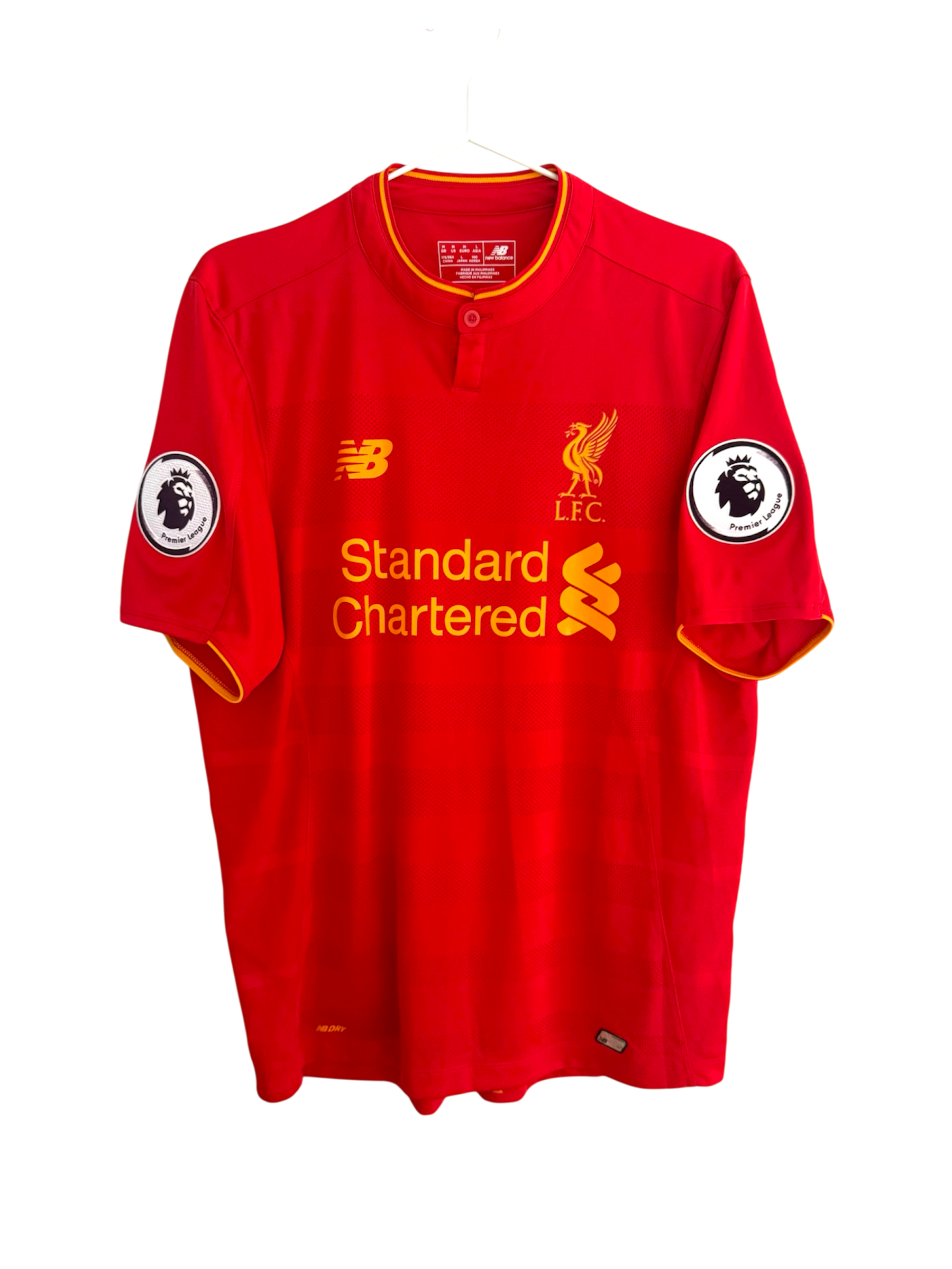 Liverpool 16/17 Home - #10 Coutinho - M - 9/10