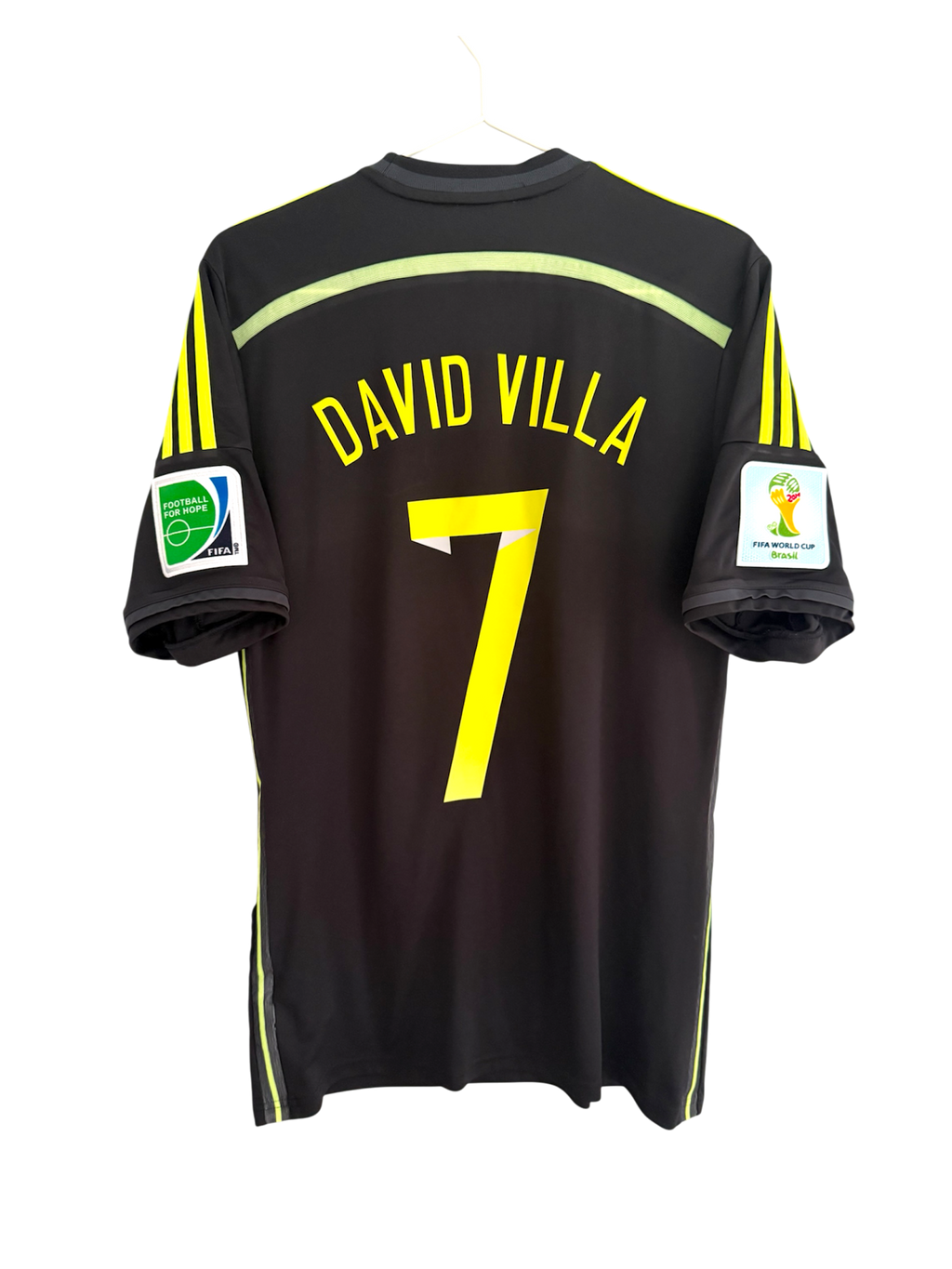 Spain 2014 Away - #7 David Villa - M - 9/10