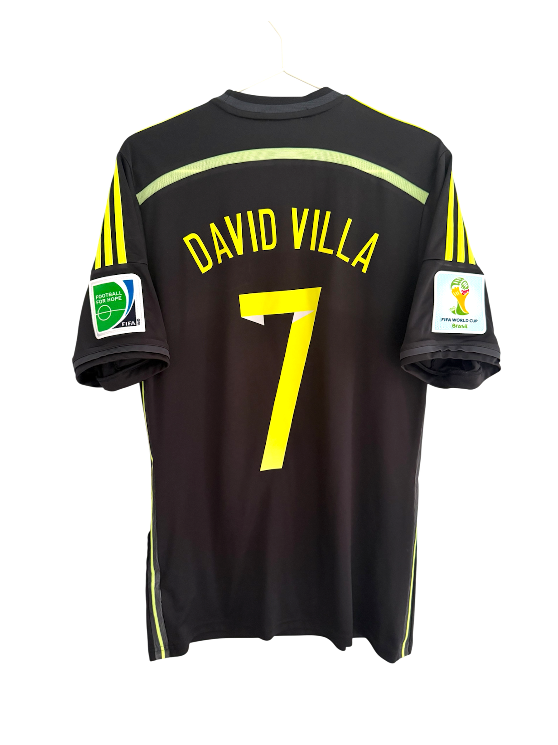 Spain 2014 Away - #7 David Villa - M - 9/10
