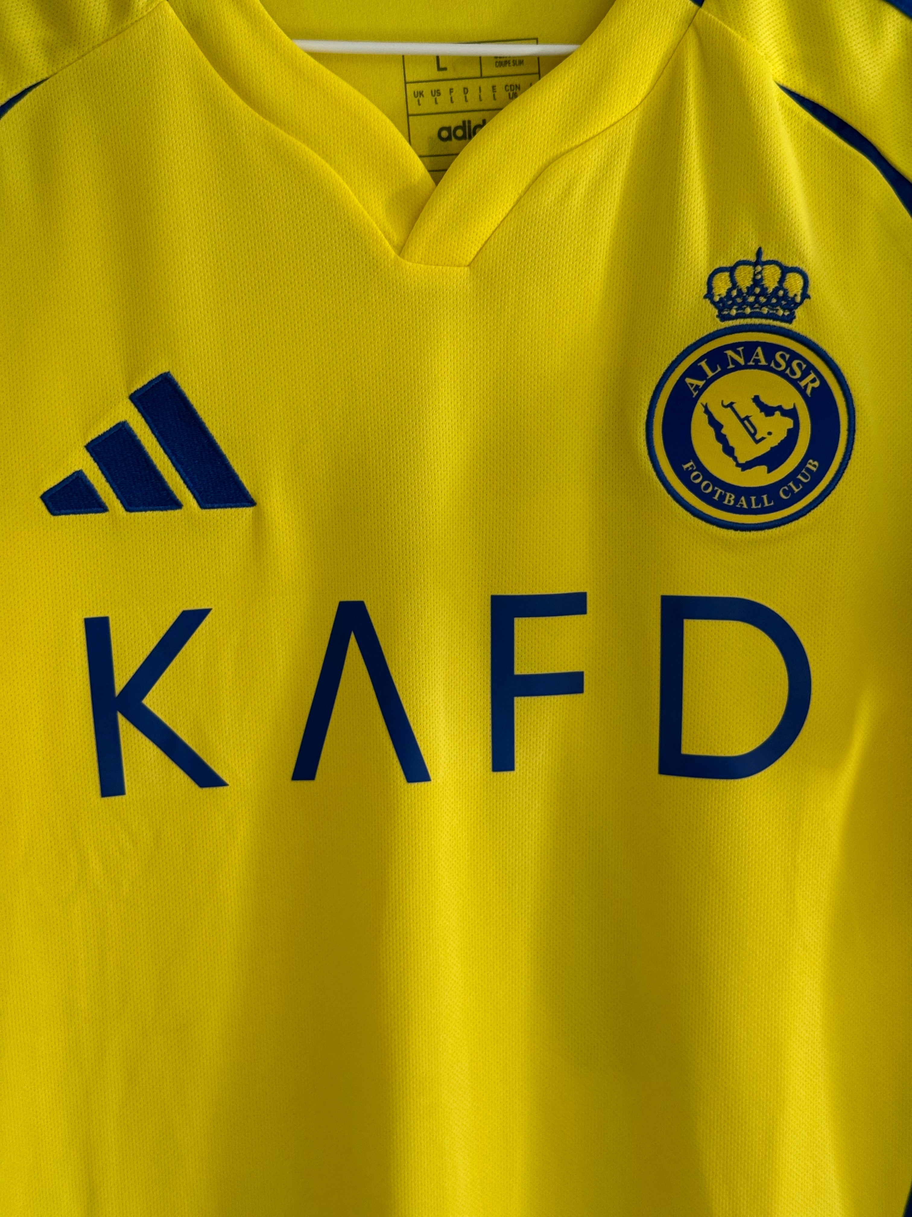 Al Nassr 24/25 Home - #7 Ronaldo - L - 9/10