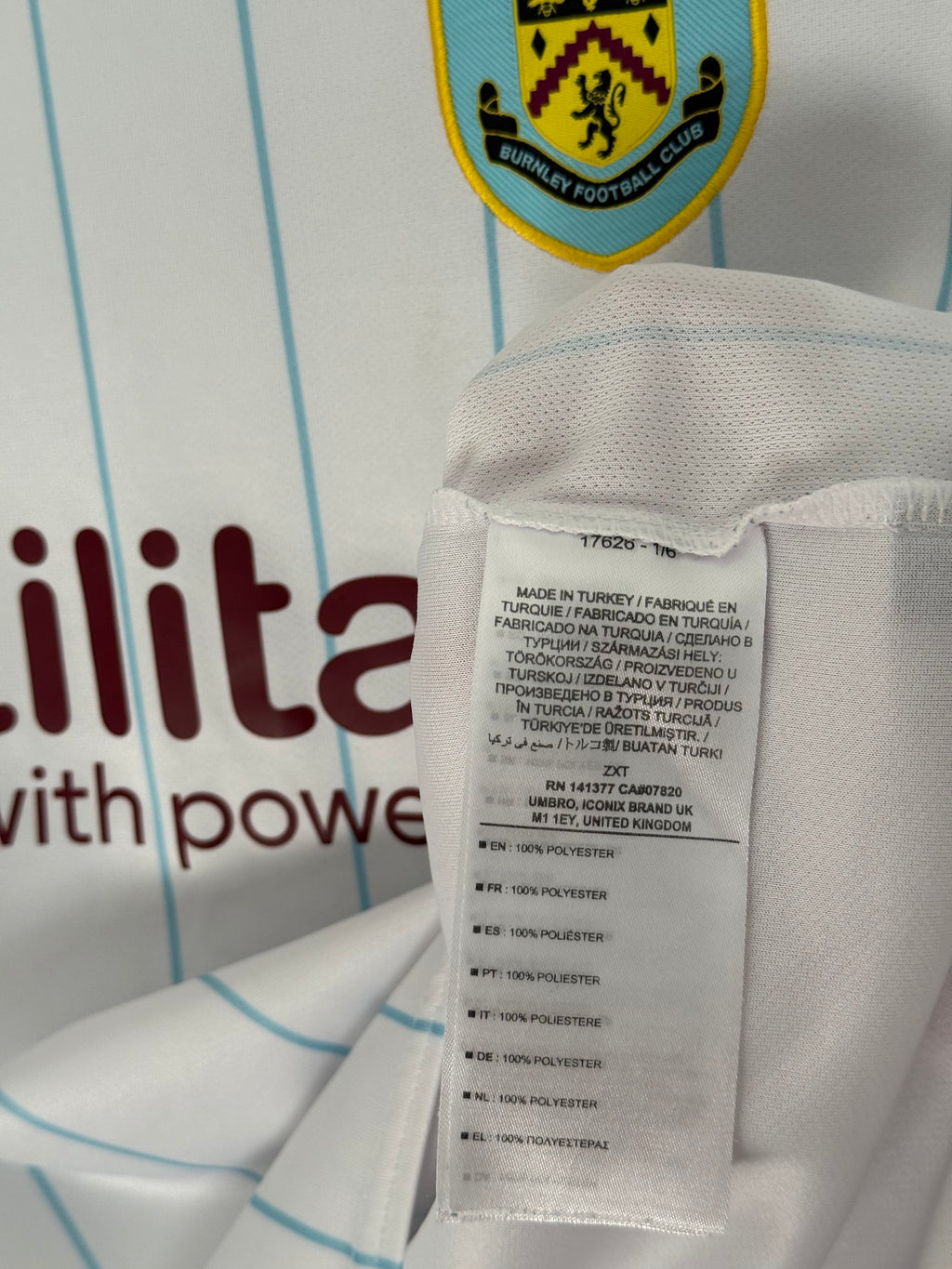 Burnley 21/22 Away - L YOUTH (152cm) - 9/10
