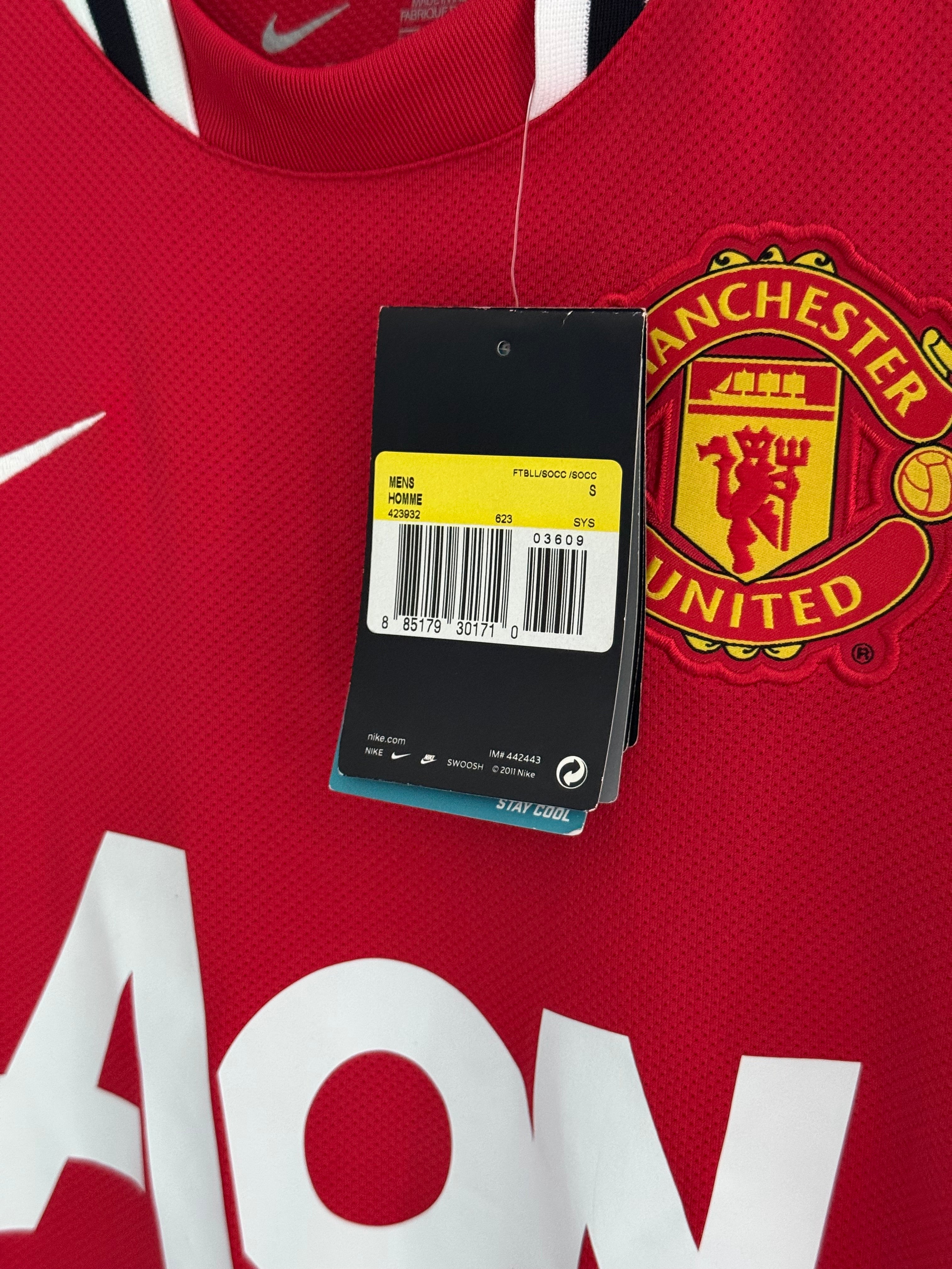 Manchester United 11/12 Home - #9 Berbatov - S - 10/10 BNWT