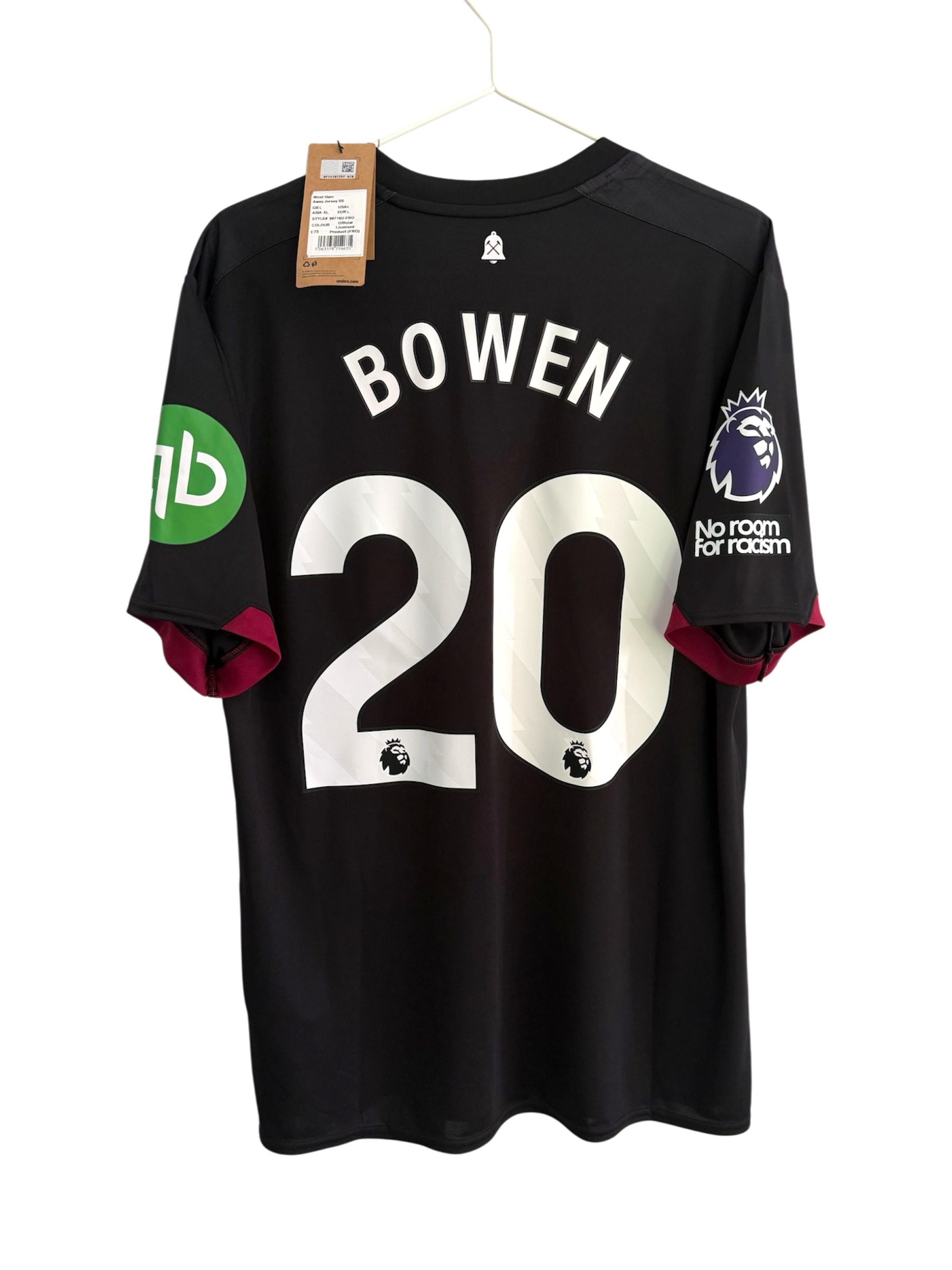 West Ham 24/25 Away - #20 Bowen - L - 10/10