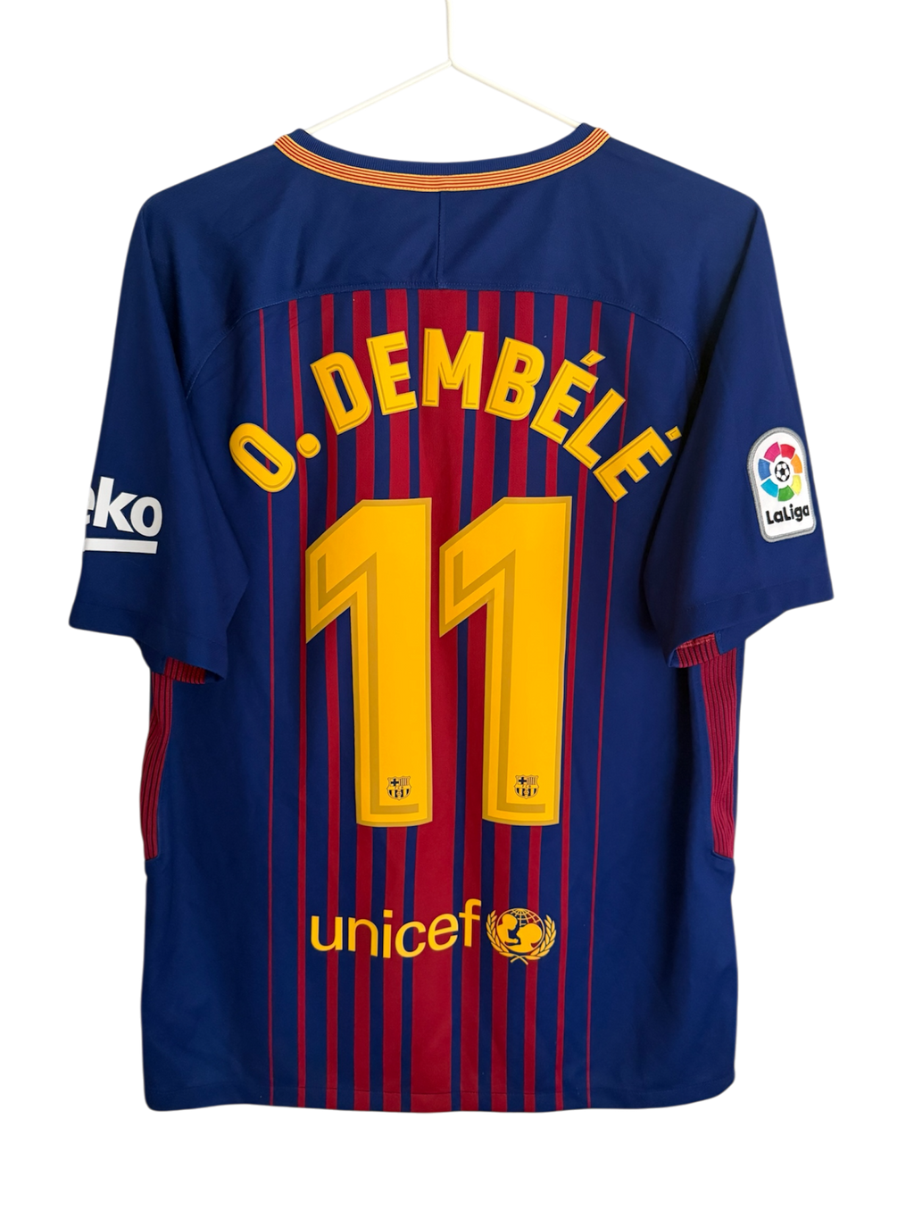 Barcelona 17/18 Home - #11 Dembélé - M - 9/10