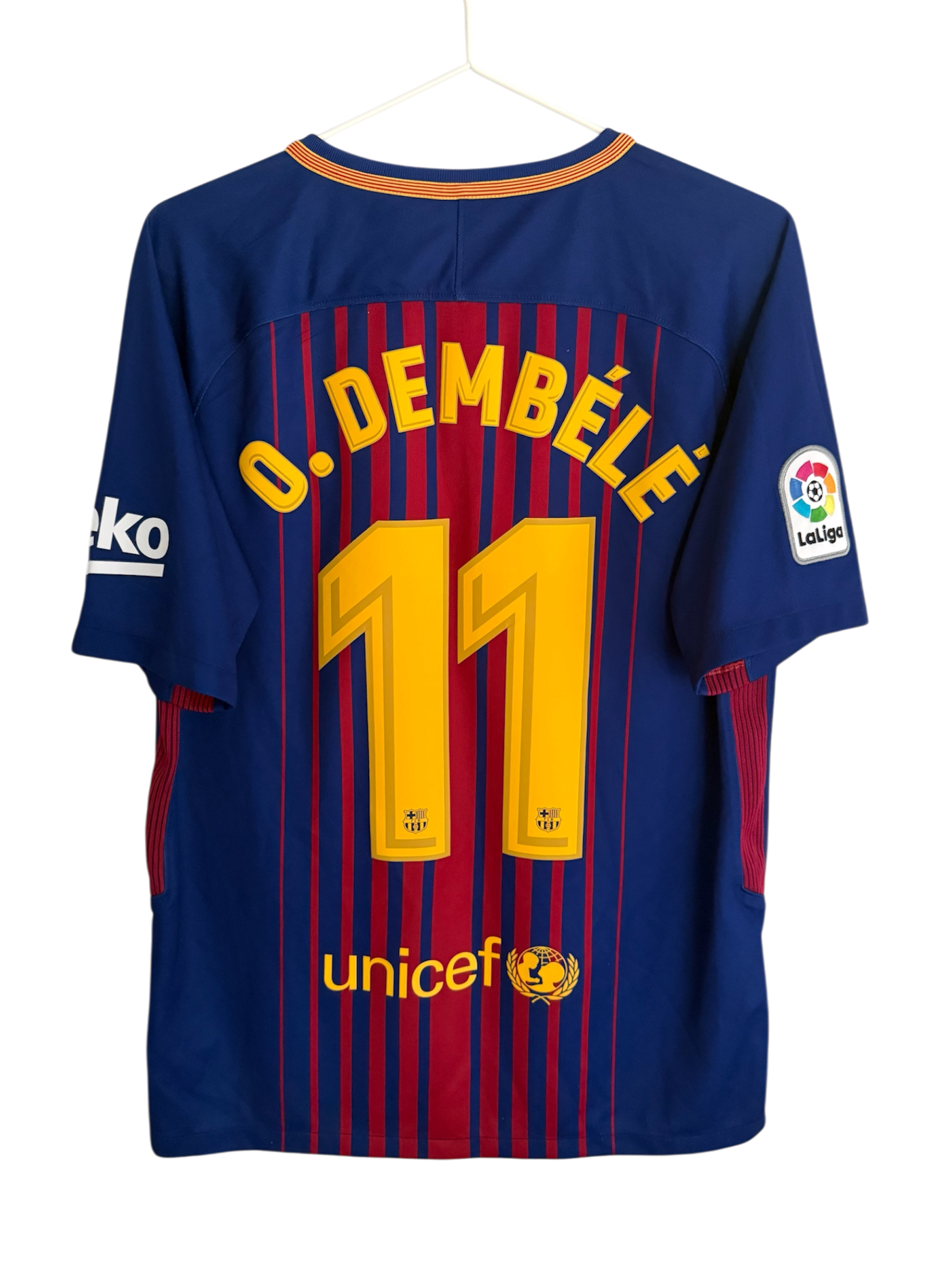 Barcelona 17/18 Home - #11 Dembélé - M - 9/10
