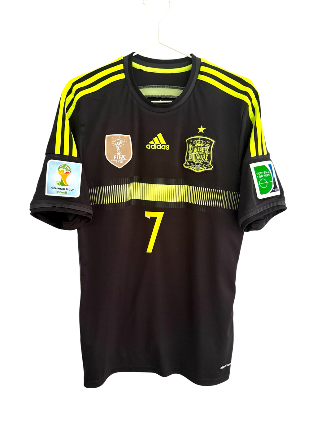 Spain 2014 Away - #7 David Villa - M - 9/10