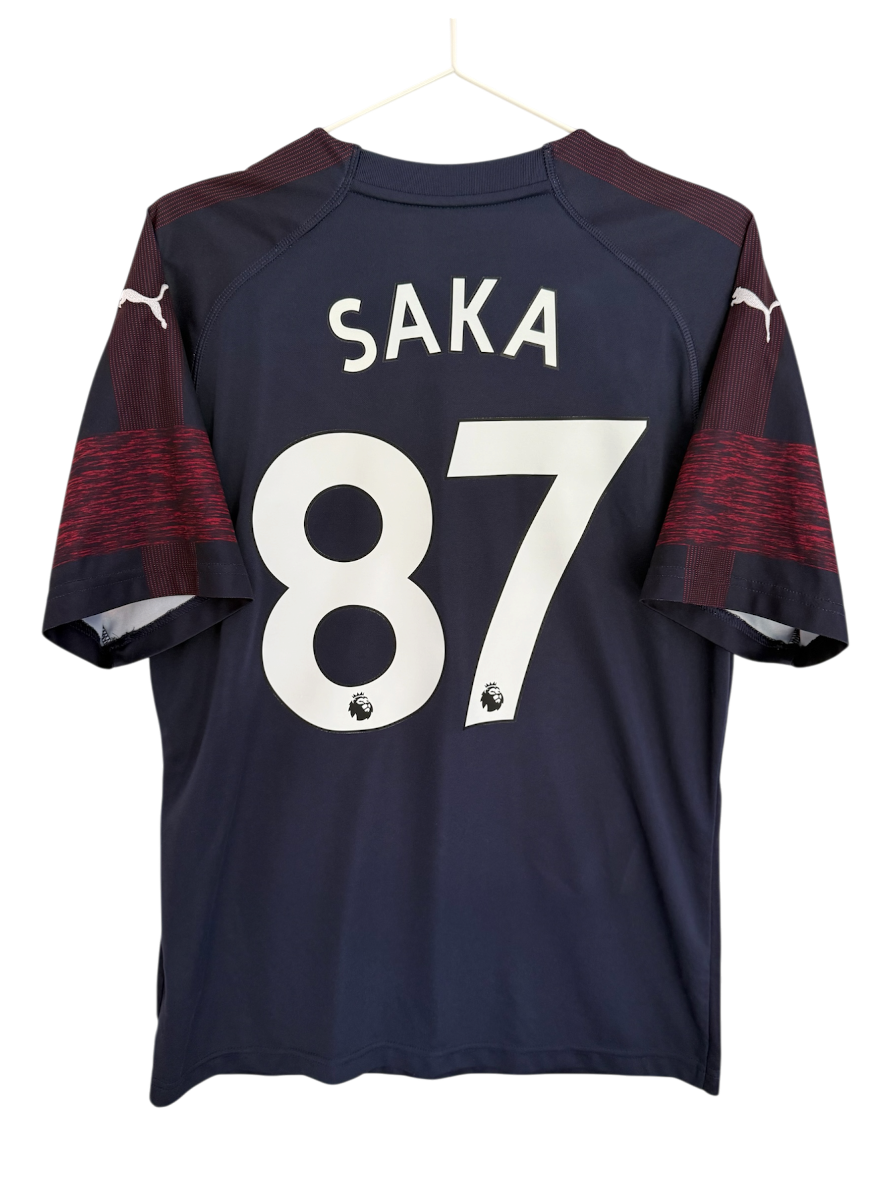 Arsenal 18/19 Away - #87 Saka - M - 9/10