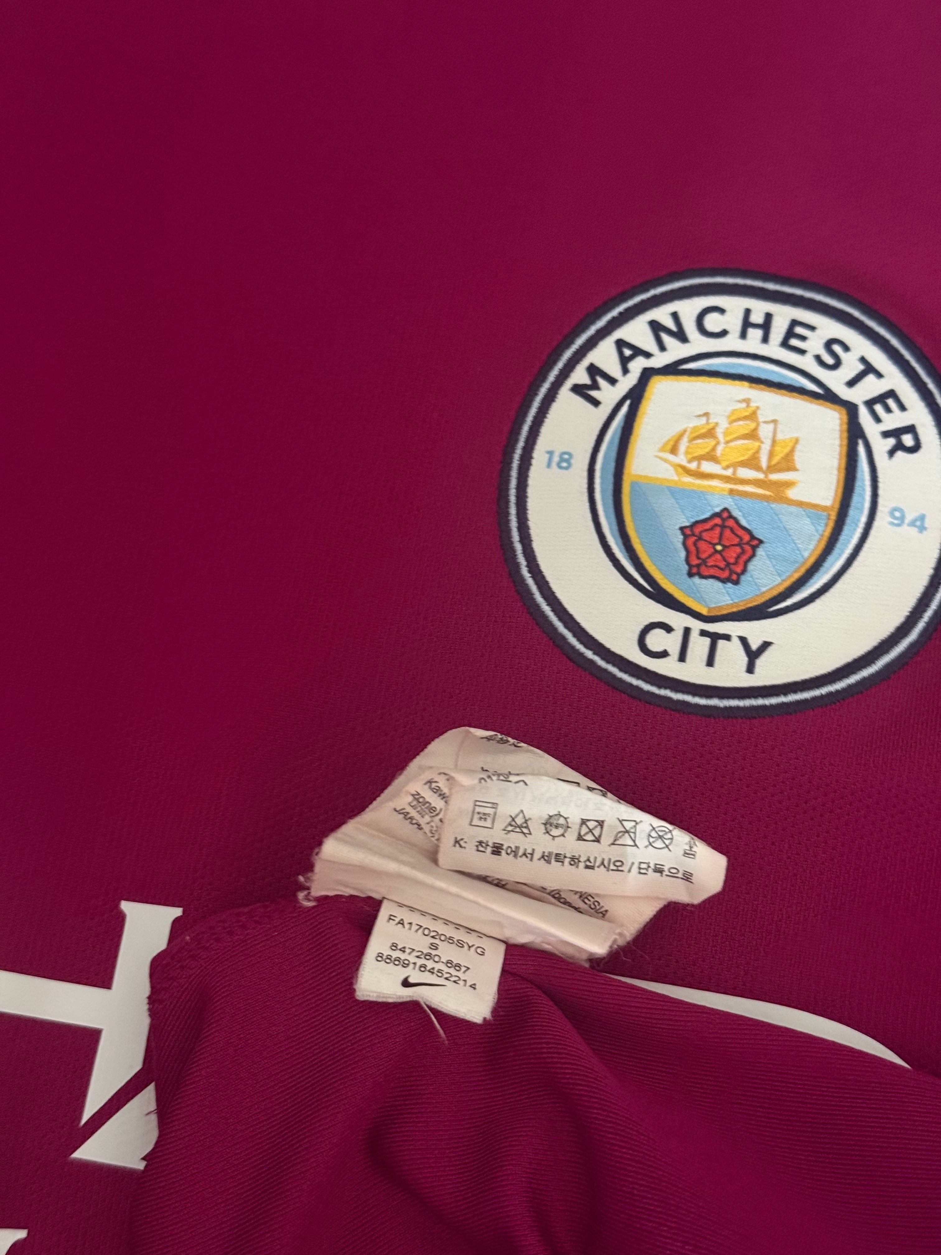 Manchester City 17/18 Away - #10 Kun Agüero - S - 9/10