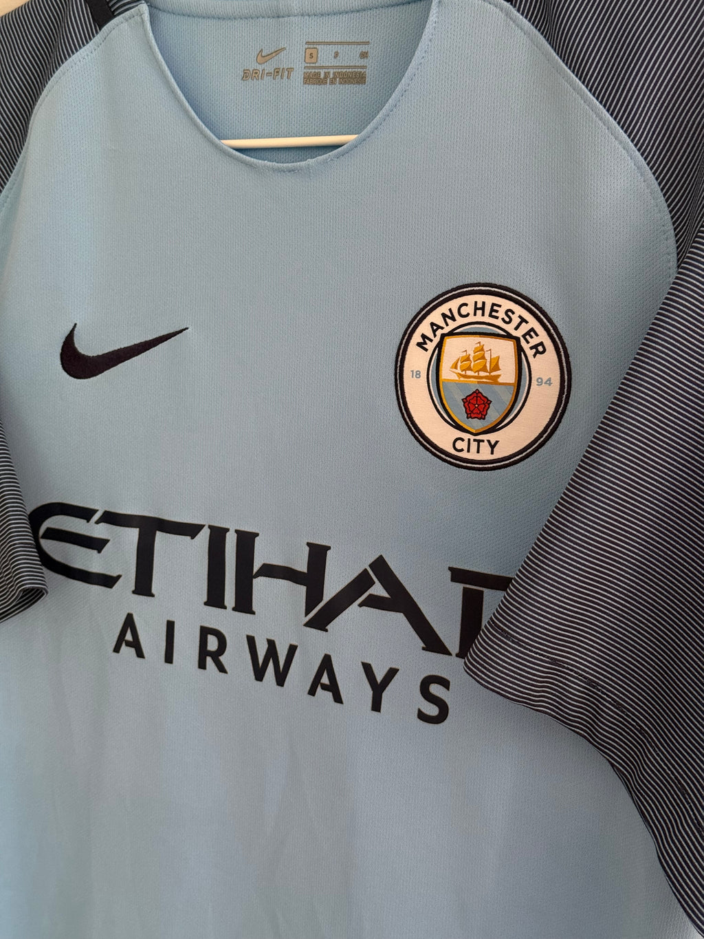 Manchester city 16/17 Home - #17 De Bruyne - S - 8/10