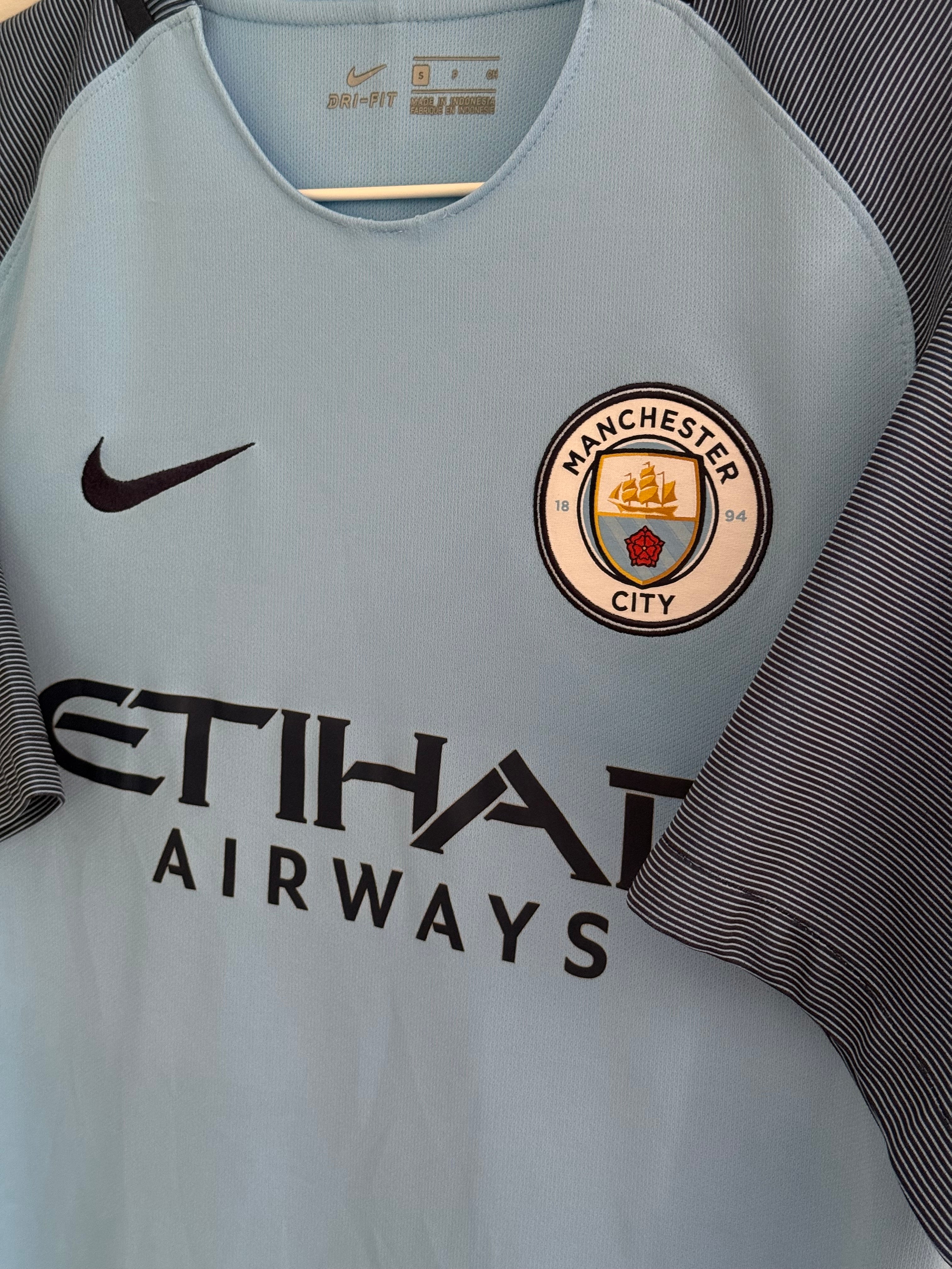 Manchester city 16/17 Home - #17 De Bruyne - S - 8/10