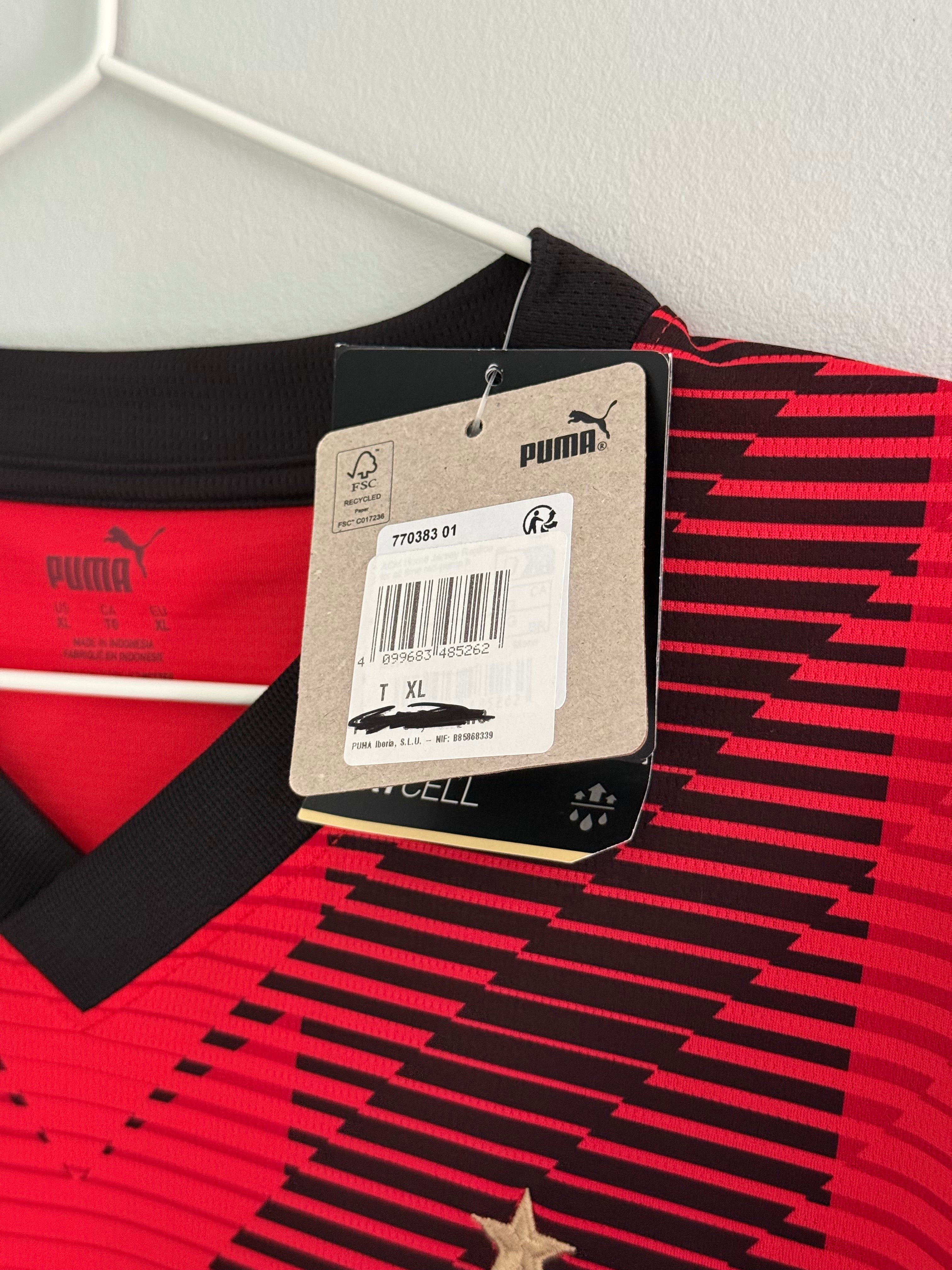 AC Milan 23/24 Home - #10 Rafa Leao - XL - 10/10 BNWT