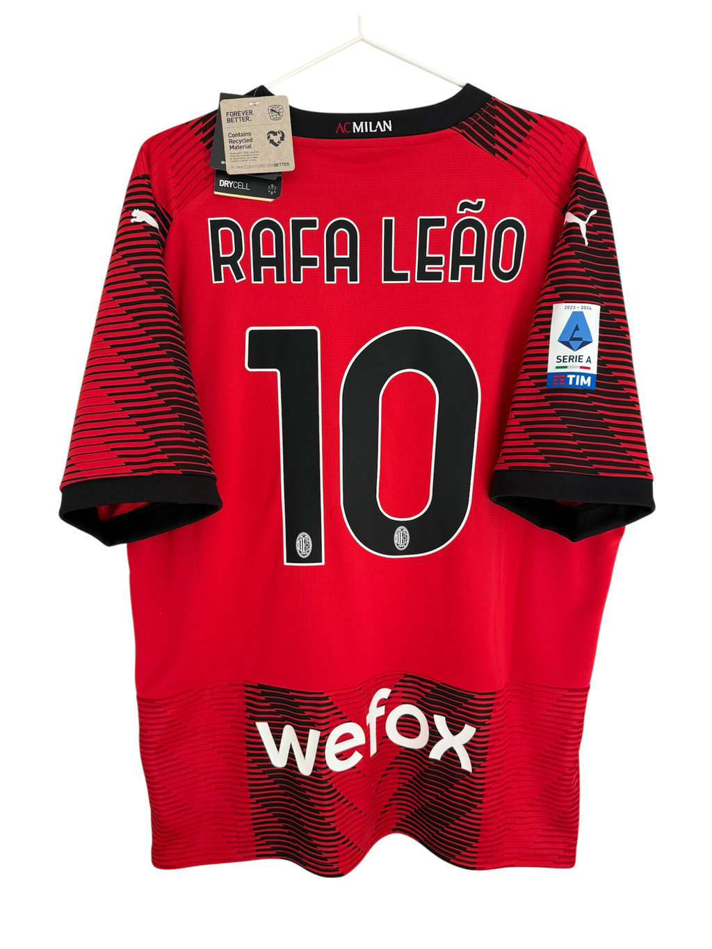 AC Milan 23/24 Home - #10 Rafa Leao - XL - 10/10 BNWT