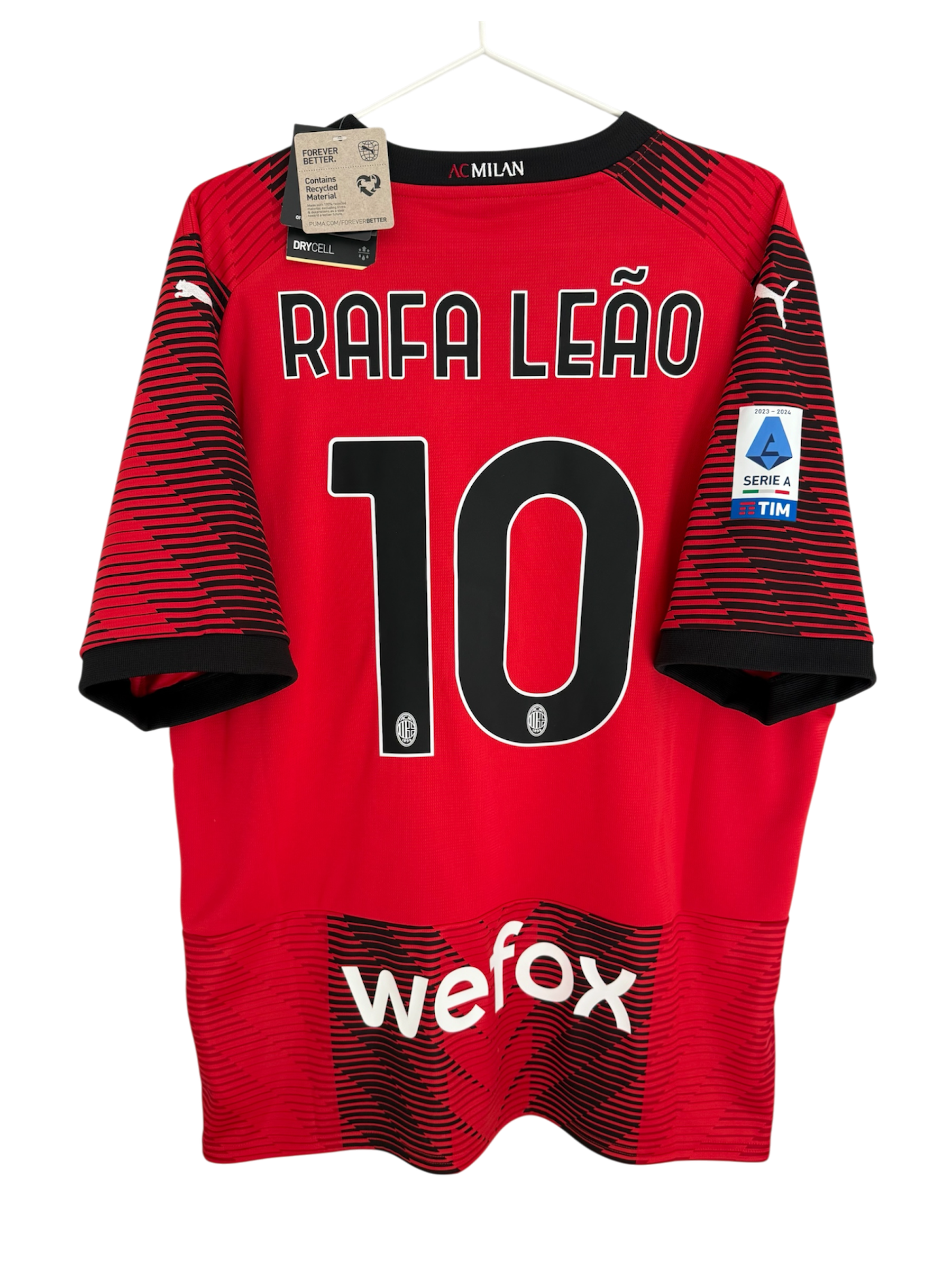 AC Milan 23/24 Home - #10 Rafa Leao - XL - 10/10 BNWT