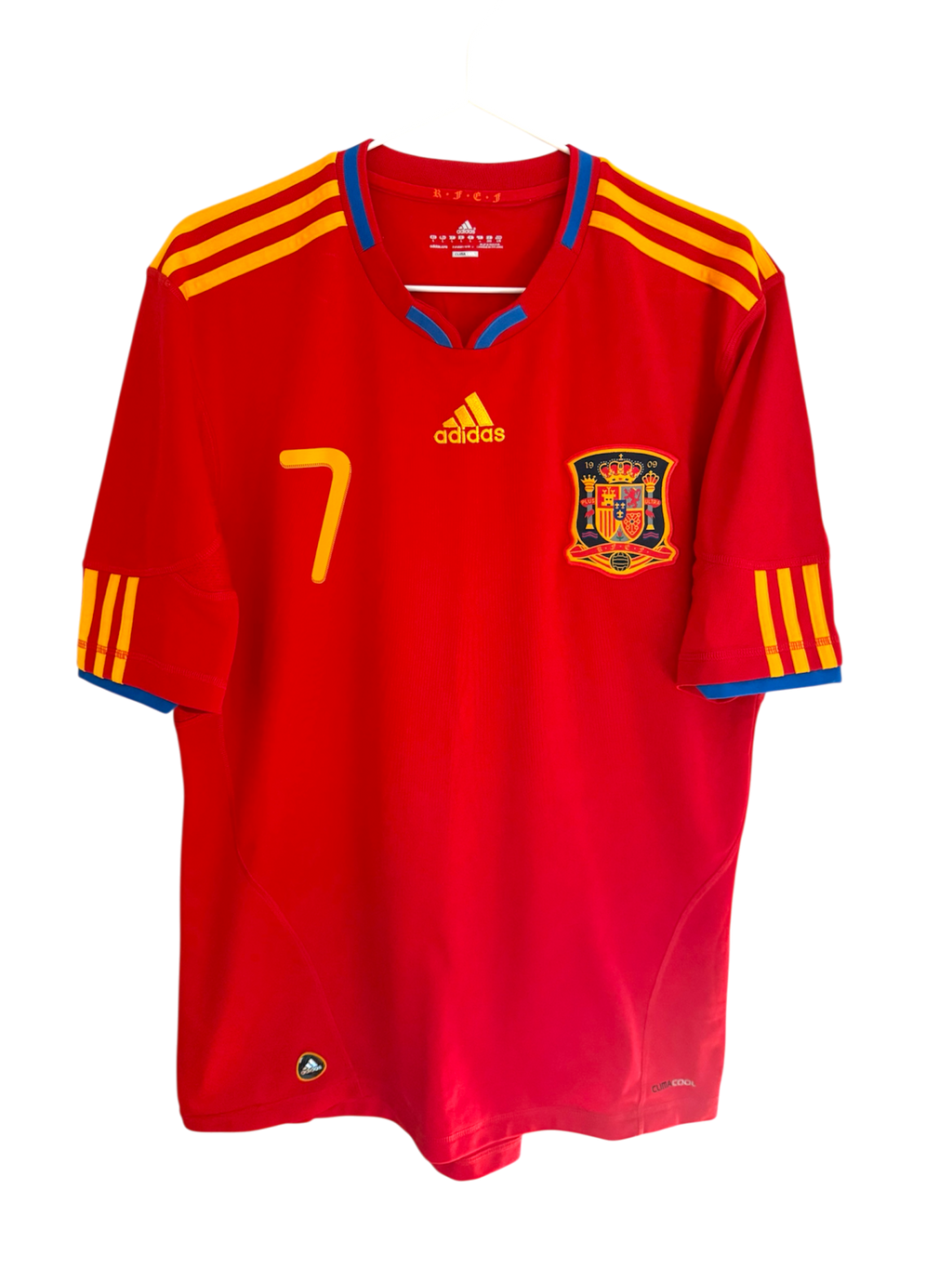 Spanien 2010 Hemma - #7 David Villa - L - 9/10