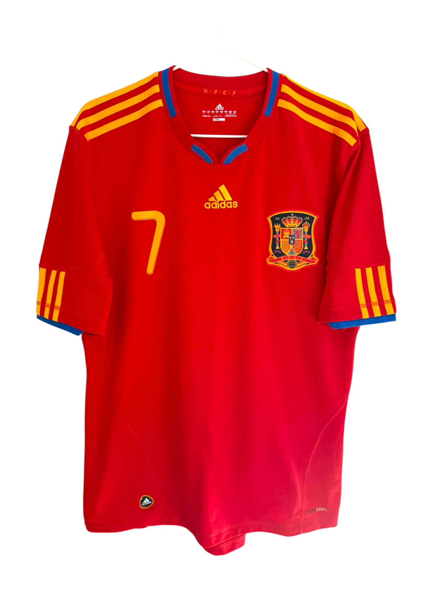 Spanien 2010 Hemma - #7 David Villa - L - 9/10